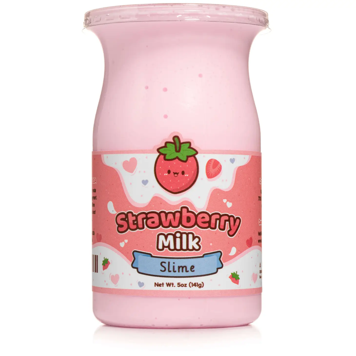 NEW Strawberry Milk Glossy Slime