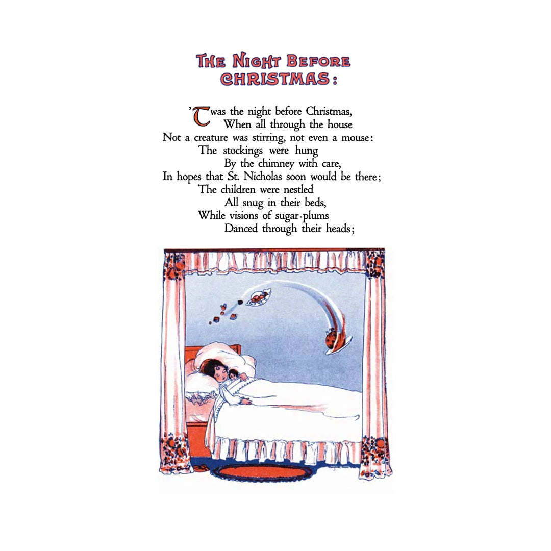 The Night Before Christmas - Children's Board Book - Vintage