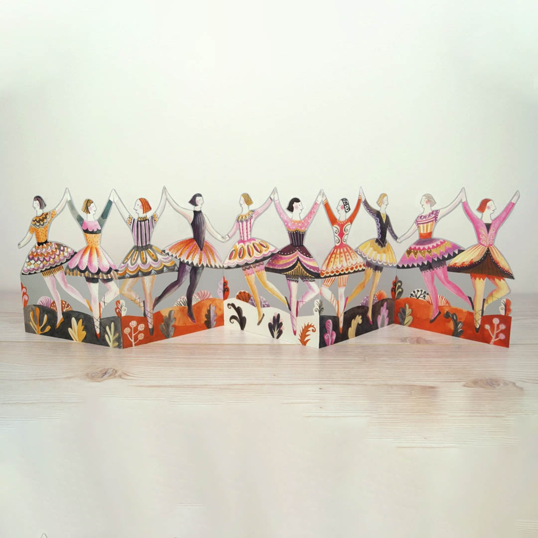 Dancers Die-Cut Card