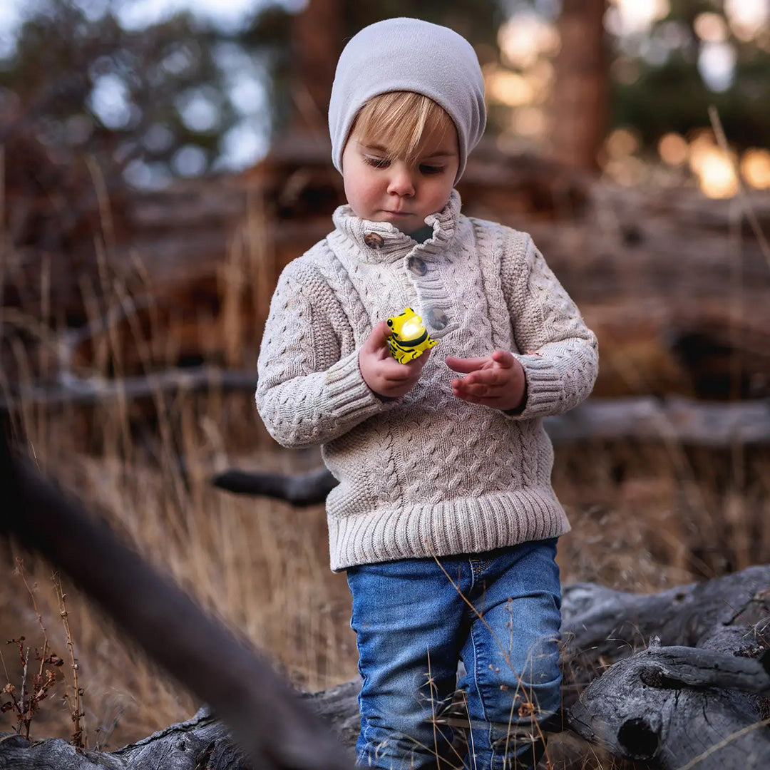 Animal Carabiner Flashlight - Yellow Frog