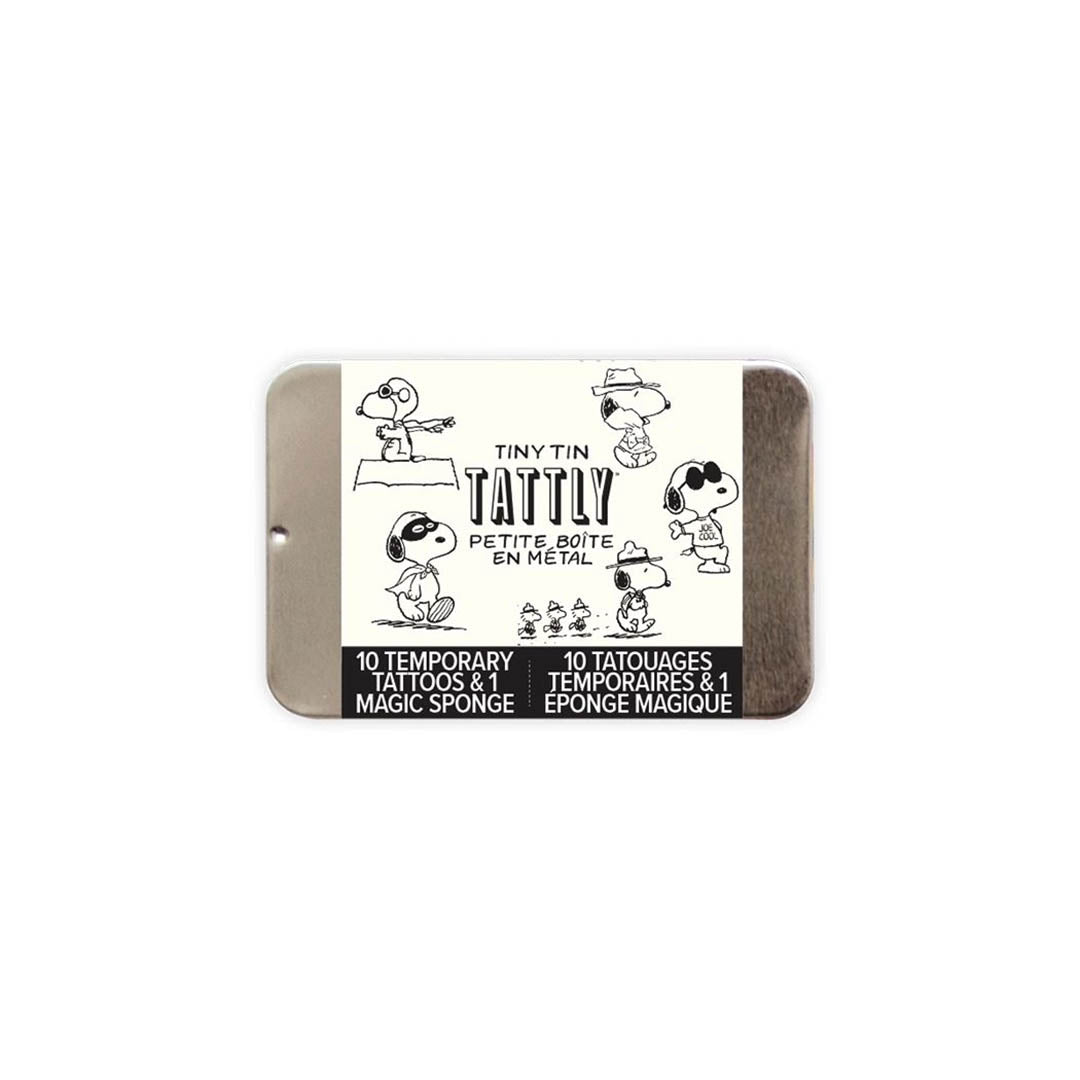 NEW Many Faces of Snoopy Tattoo Tin