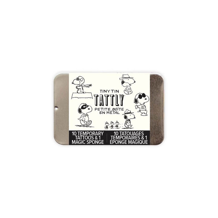 NEW Many Faces of Snoopy Tattoo Tin
