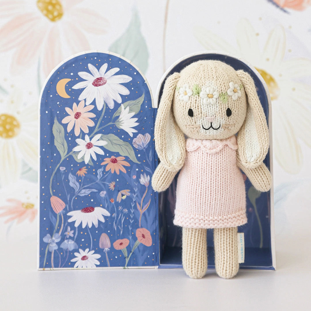 Tiny Hannah the Bunny Knit Doll (Blush)