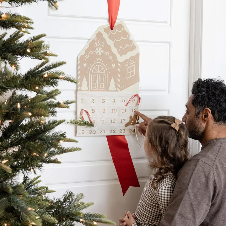 Gingerbread House Canvas Advent Calendar
