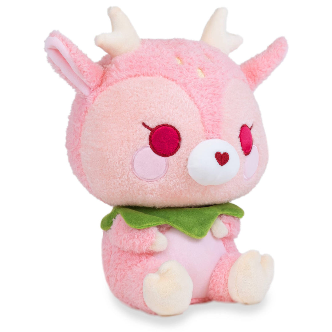 NEW Dearie the Strawberry Dear (Cute Kawaii Soft Pink Plush)