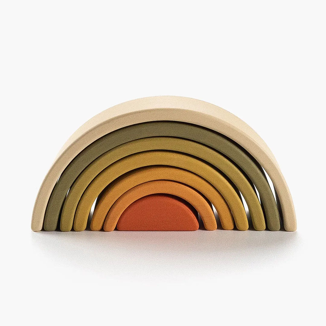 Wooden Rainbow Mini- Flower Meadow