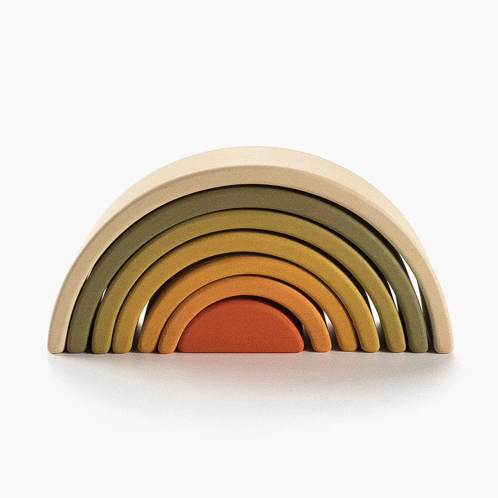 Wooden Rainbow Mini- Flower Meadow