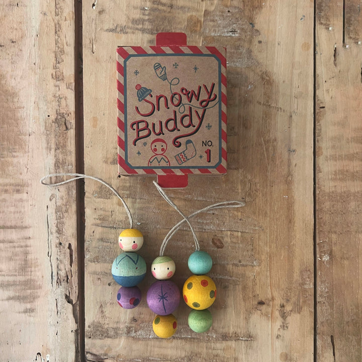 Ornament Set Nr 1: SNOWY BUDDY