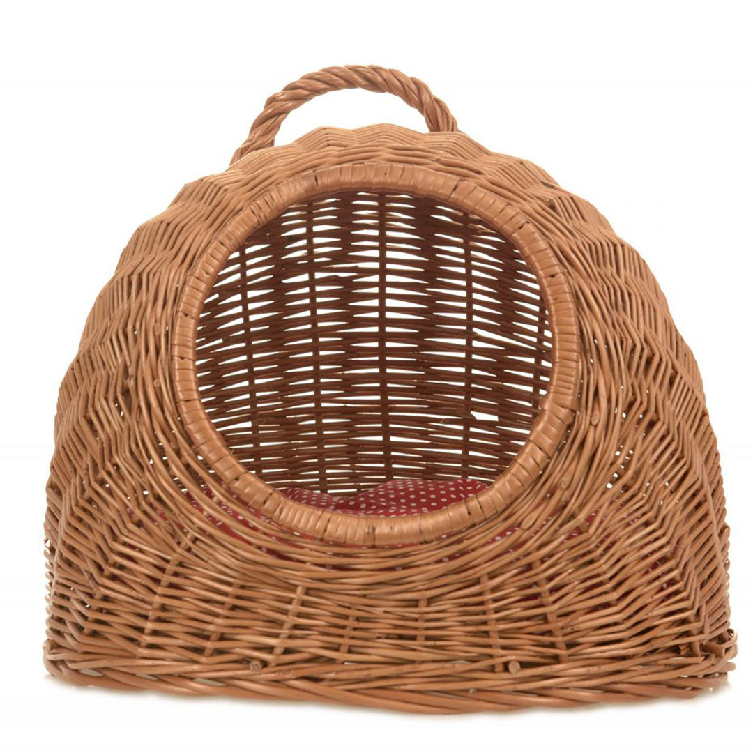 Wicker Cat Basket Pet Bed