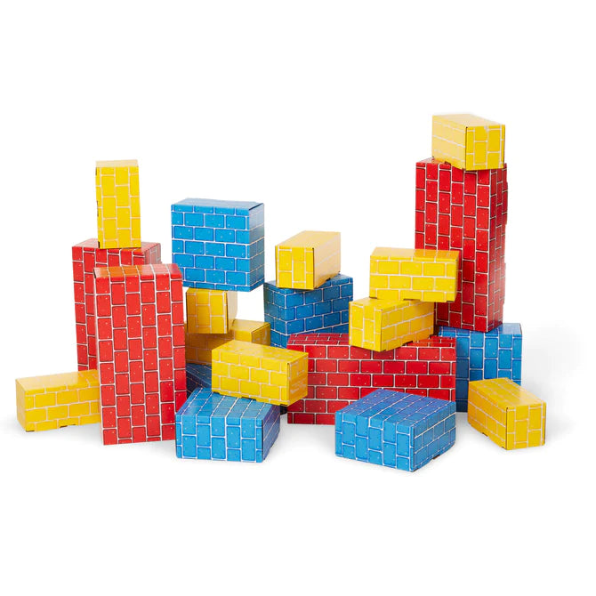 Deluxe Jumbo Cardboard Blocks Set- 40 pcs