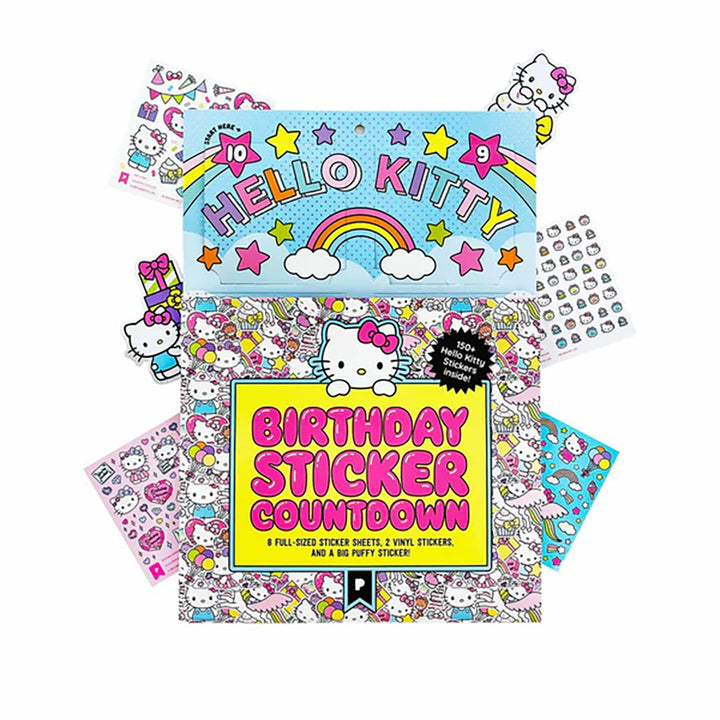 Hello Kitty Birthday Sticker Countdown Calendar