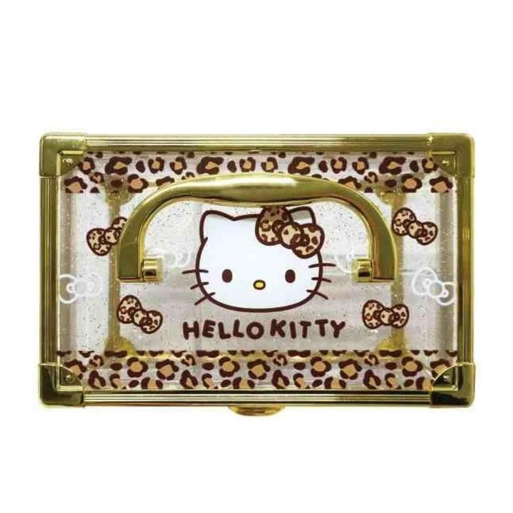 NEW Official Sanrio Hello Kitty Clear Organizer Storage Box - Gold