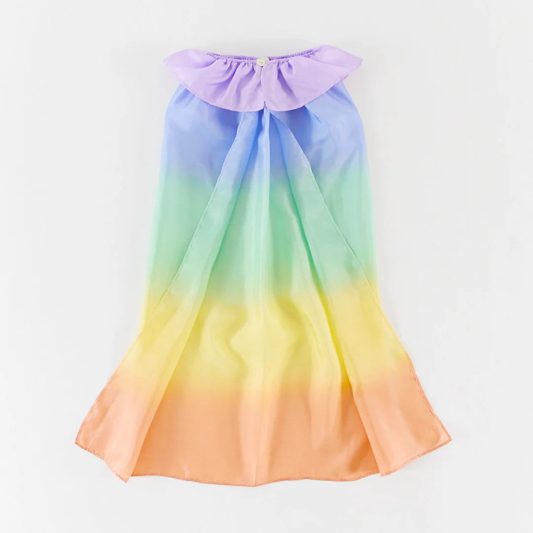 Silk Soft Rainbow Cape - Pastel