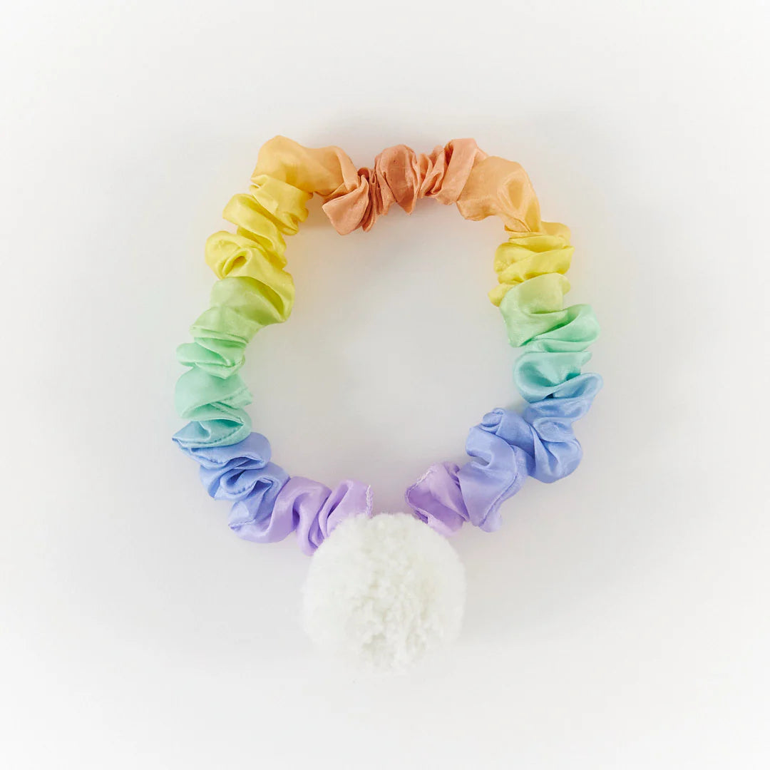 NEW Soft Rainbow Bunny Tail- Pastel