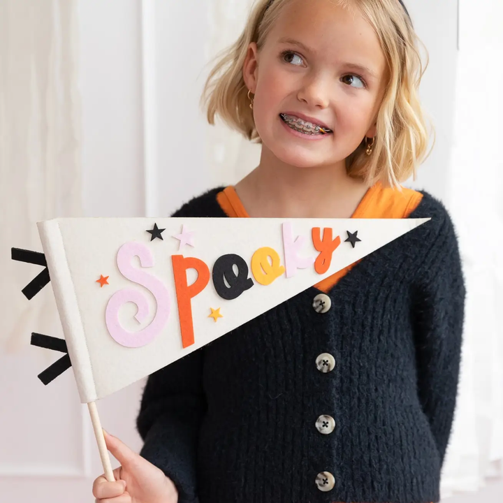 NEW Spooky Felt Pennant