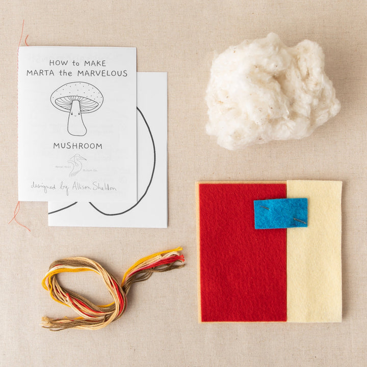 NEW DIY CRAFT KIT: Marta the Marvelous Mushroom