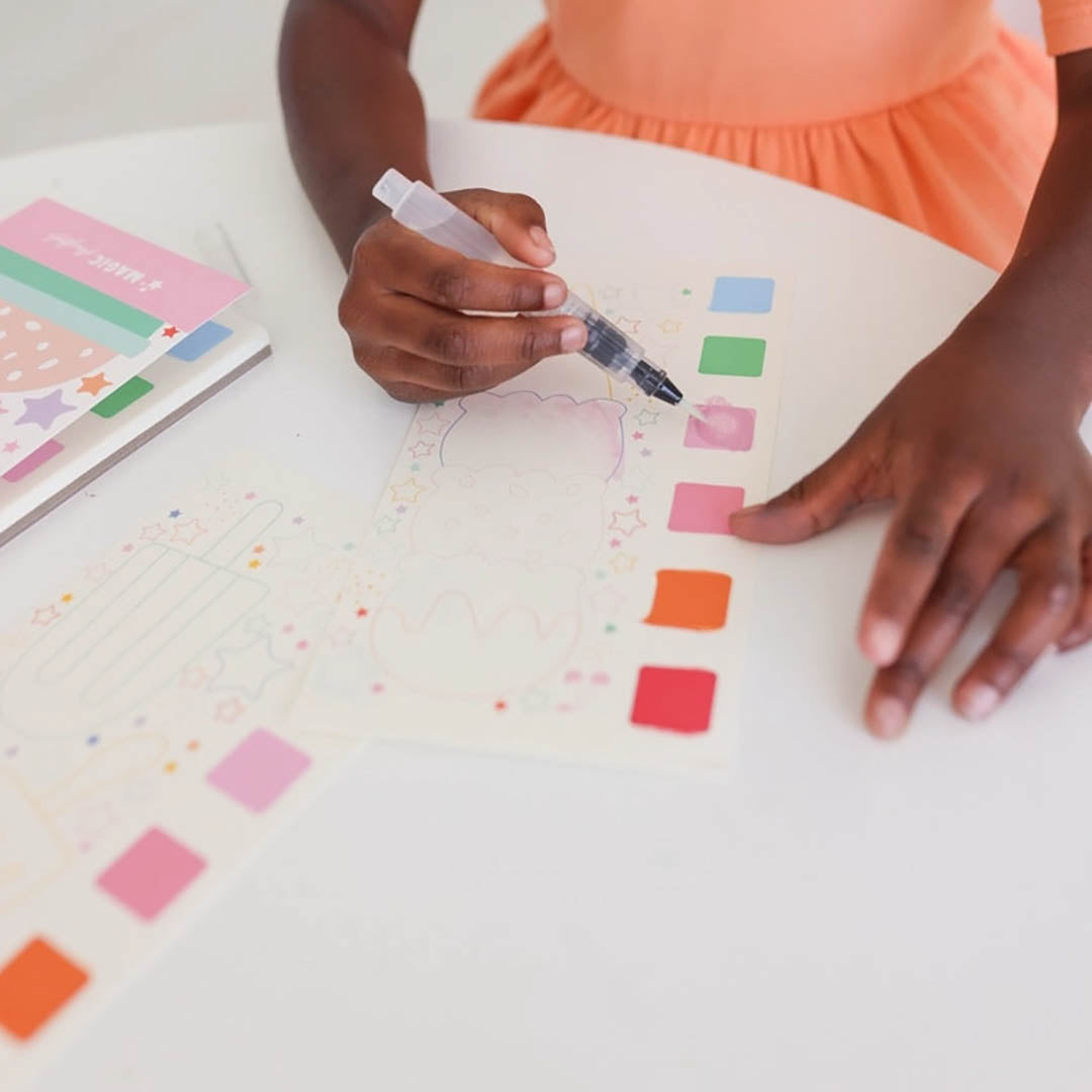 Ice Cream Watercolor Book