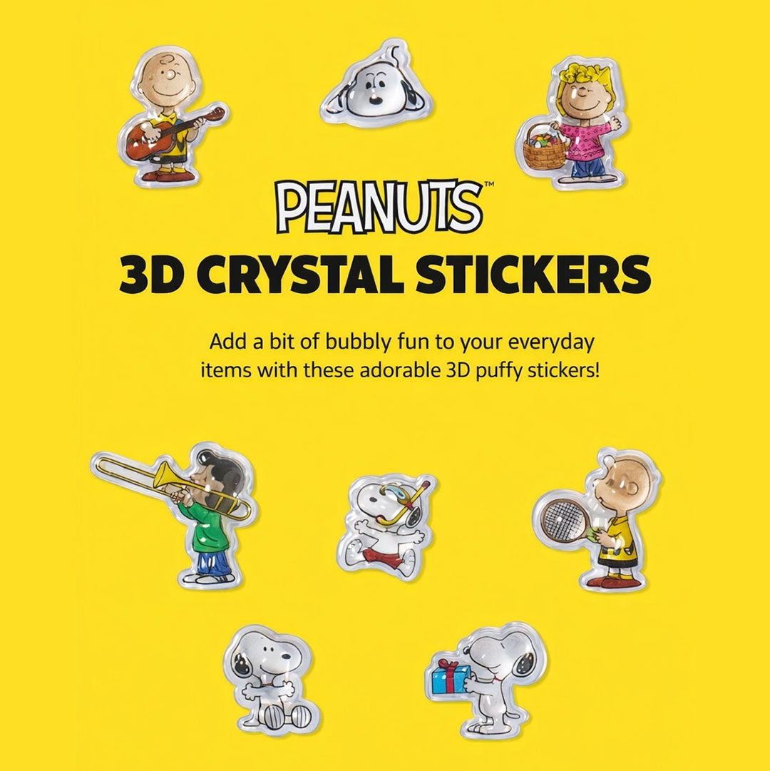 NEW Peanuts Snoopy 3D Bonbon Drop Stickers - Two Styles Available!