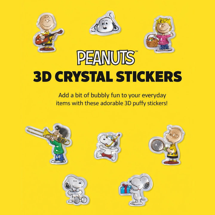 NEW Peanuts Snoopy 3D Bonbon Drop Stickers - Two Styles Available!