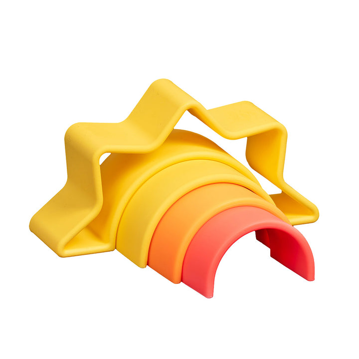 Neon Sun Silicone Rainbow Toy