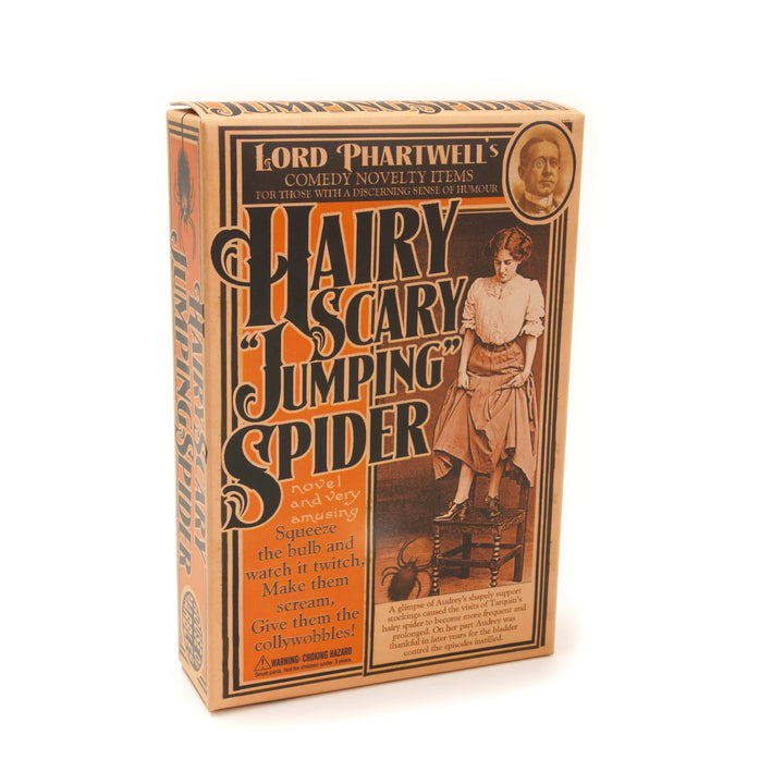 Hairy Scary Jumping Spider Toy