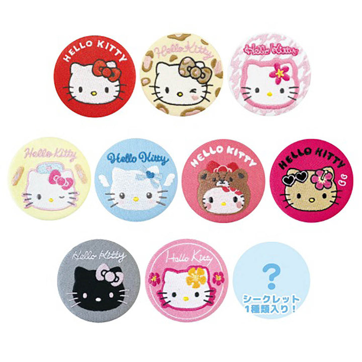 Japanese Blind Box: Official Sanrio Hello Kitty Embroidered Pin Badge