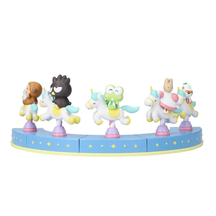 Japanese Blind Capsule - Sanrio Characters Shaky! Merry-Go-Round Carousel Blue
