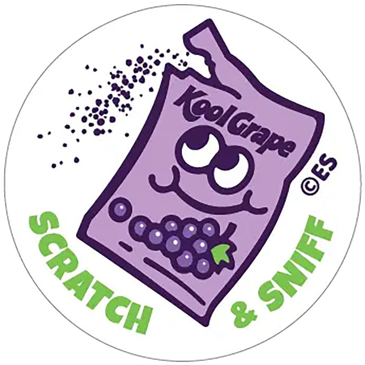 Grape Drink Scratch & Sniff Stickers