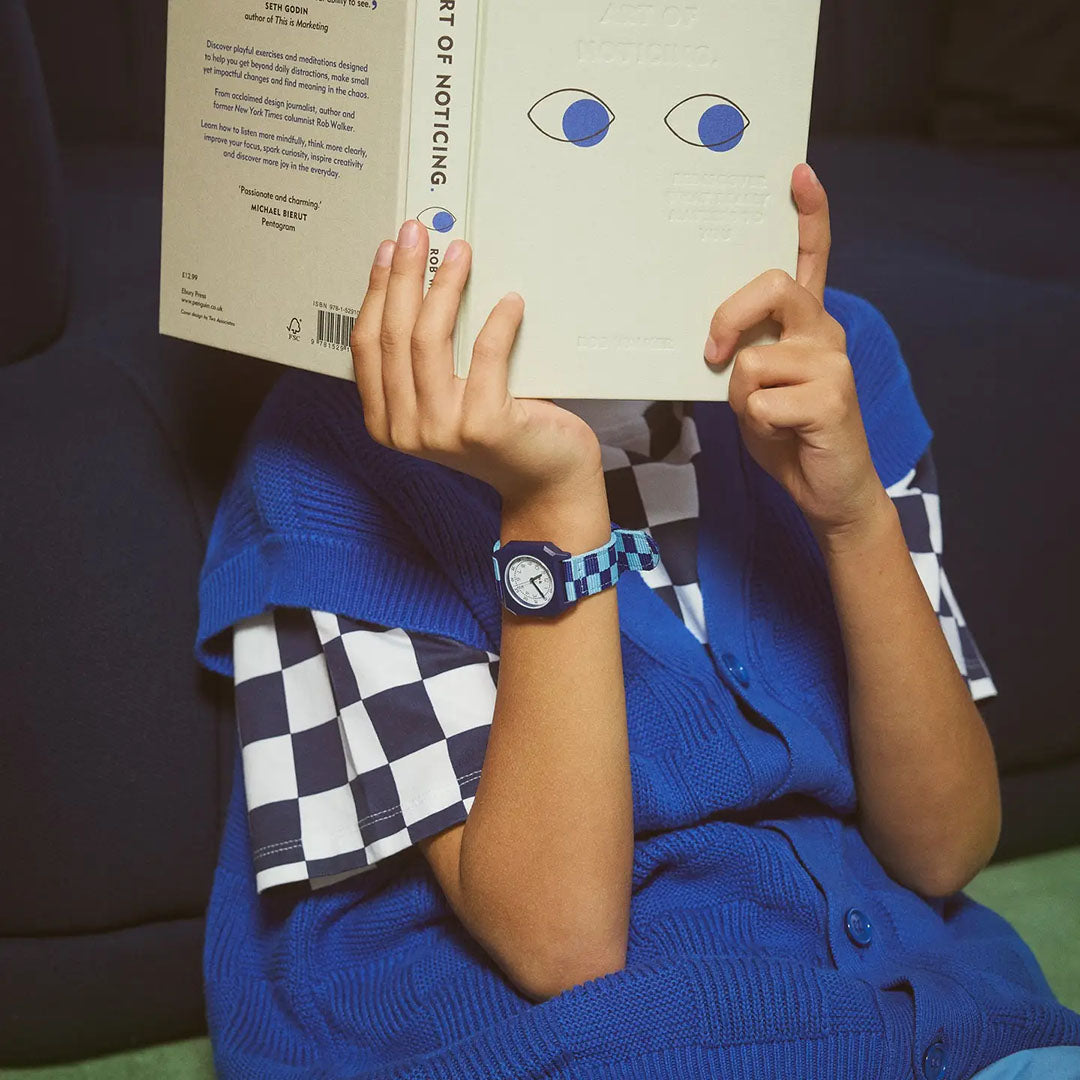 Kids Watch- Blue Sunday - Blue Checkered