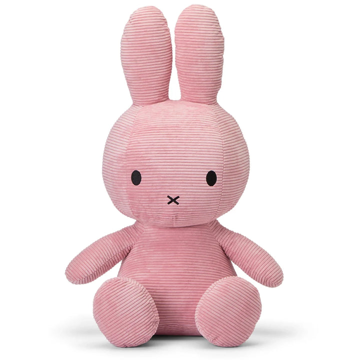 Miffy Jumbo Corduroy Plush Doll- 27.5" Pink