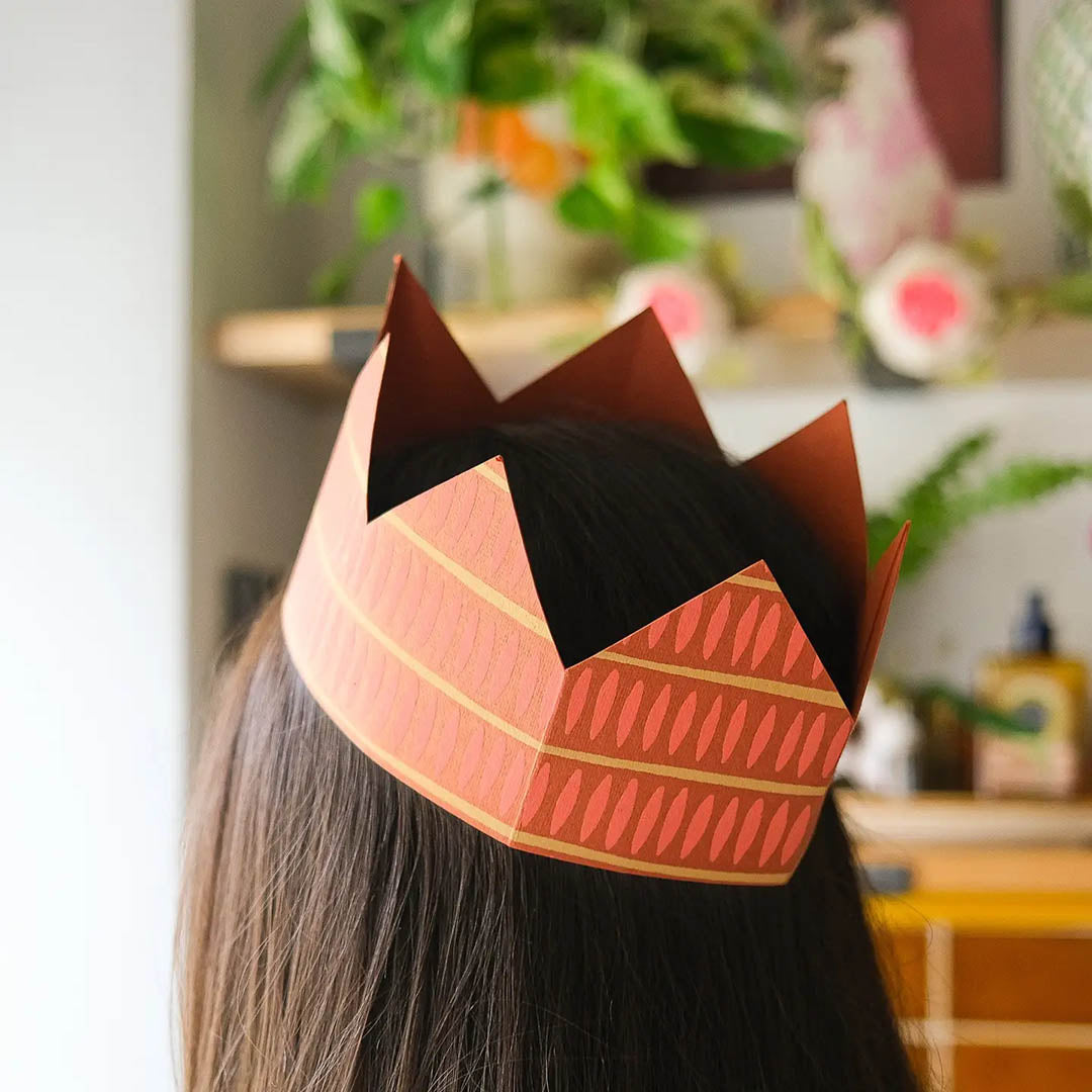 Yellow Paper Crowns
