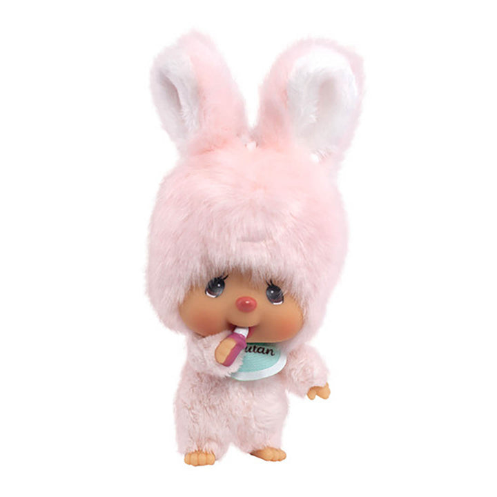 Monchhichi Friends Chimutan Bunny Big Face Keychain Plush