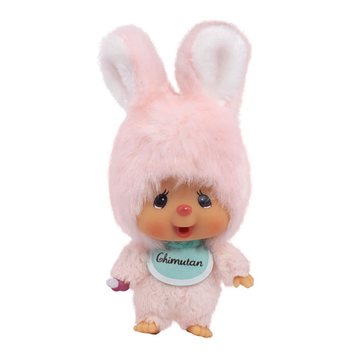 Monchhichi Friends Chimutan Bunny Big Face Keychain Plush