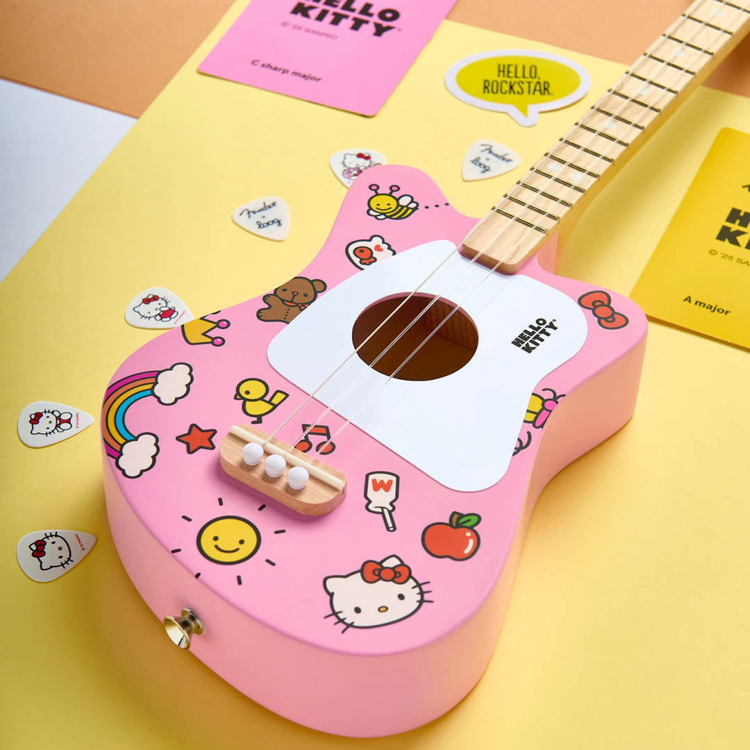 Loog x Hello Kitty®️ Mini Guitar - Pink