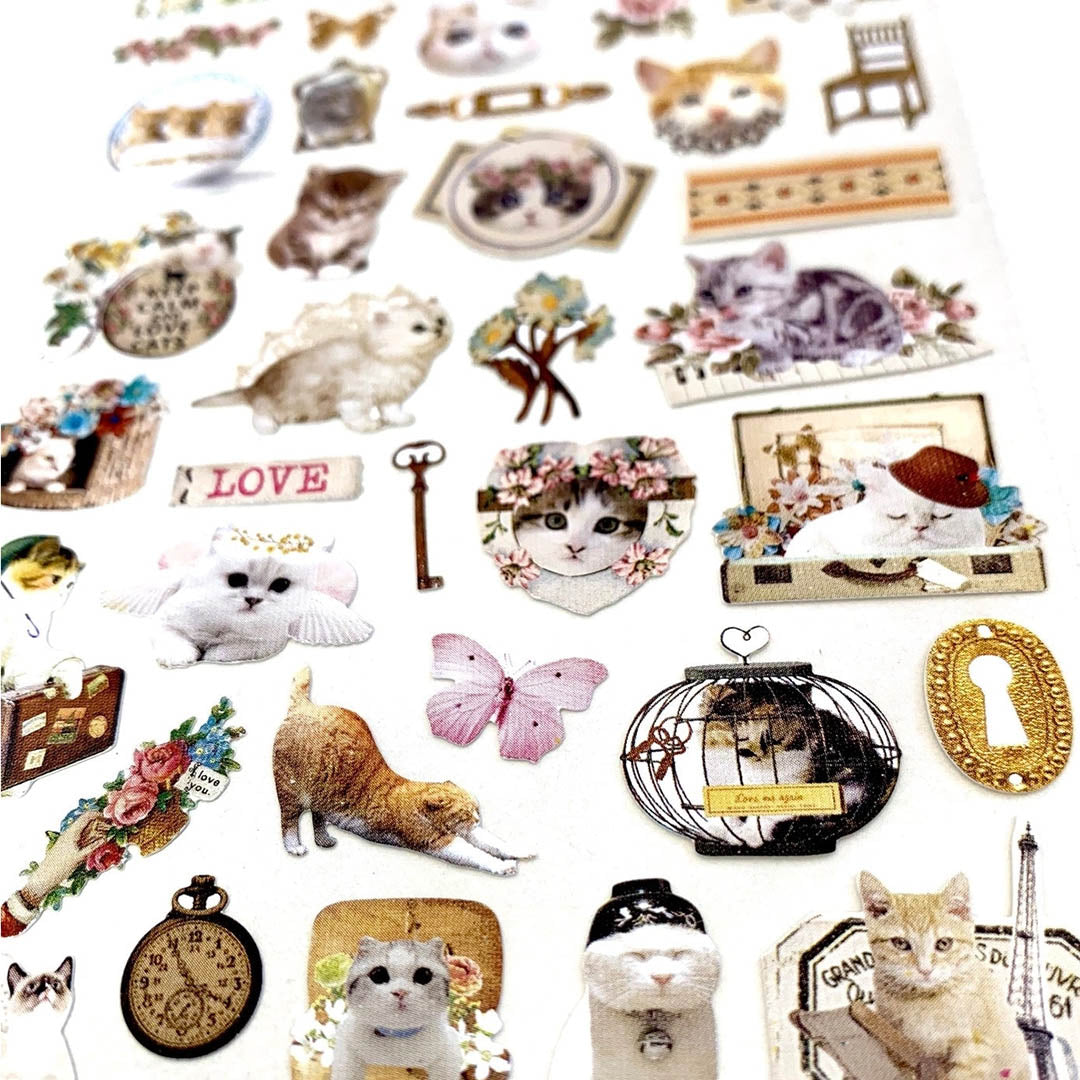 Parisian Kitty Sticker Sheet