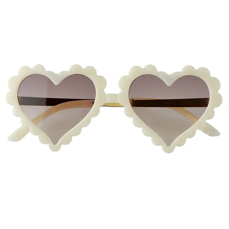 Heart Sunglasses- Pearl