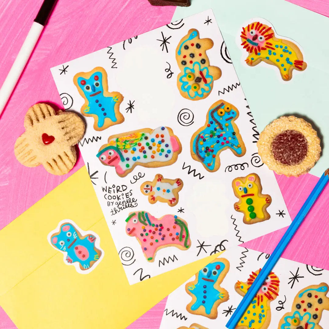 Weird Cookies Sticker Sheet