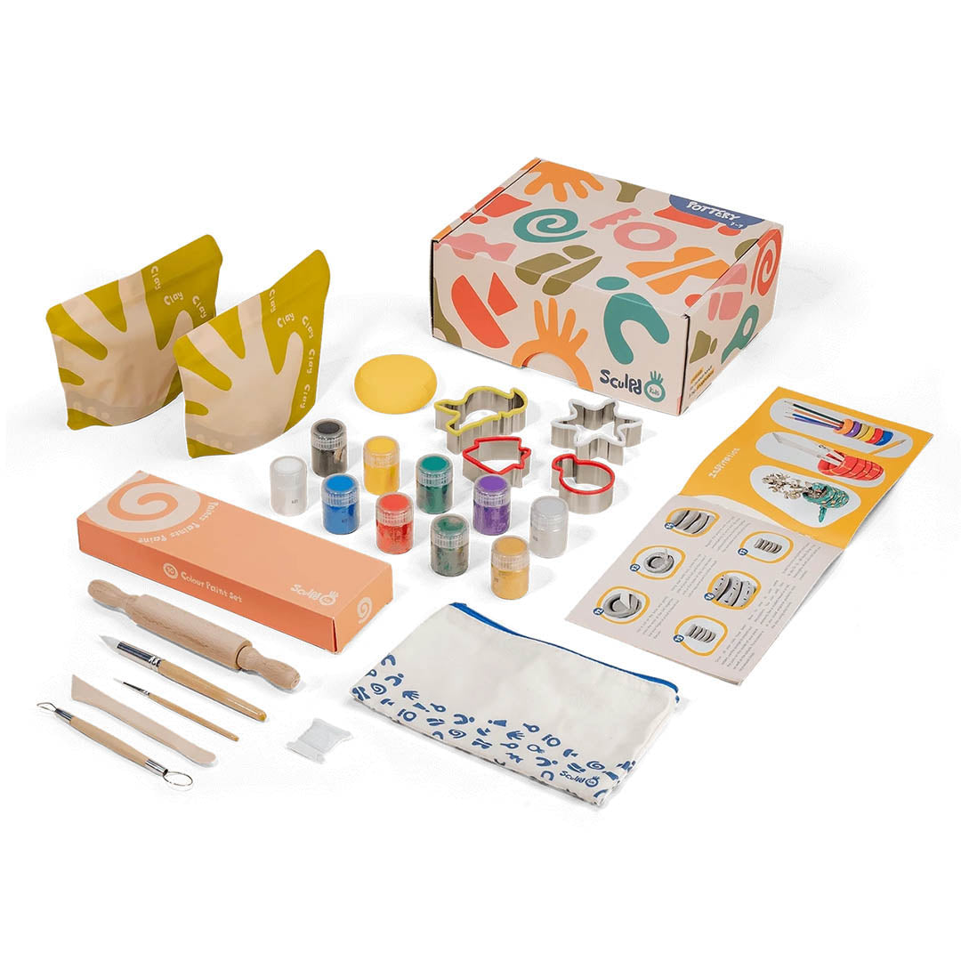 Sculpd Kids Home Pottery Craft Kit