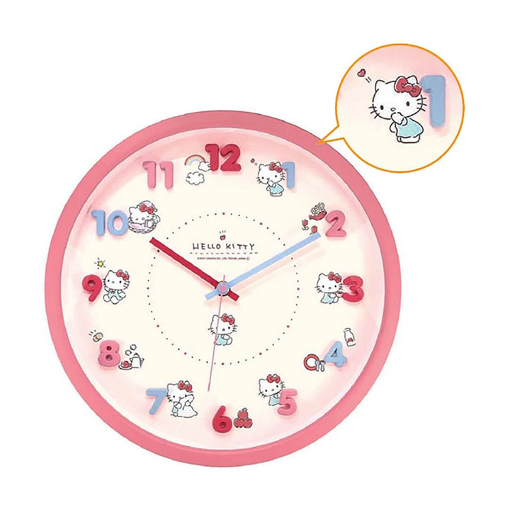 Official Sanrio Hello Kitty Analog Wall Clock