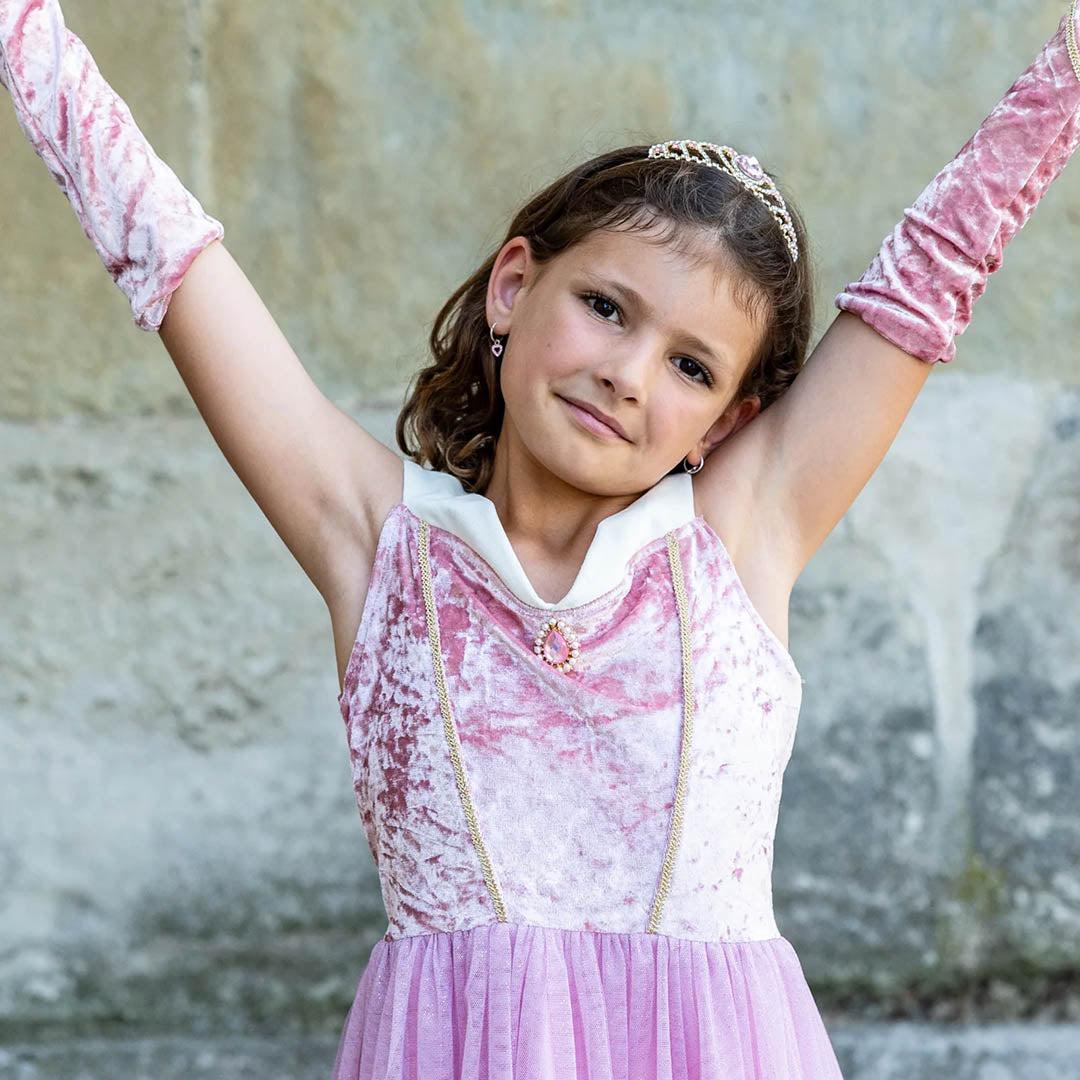 NEW Velvety Soft Sleeping Sweetheart Princess Gown with Arm Warmers