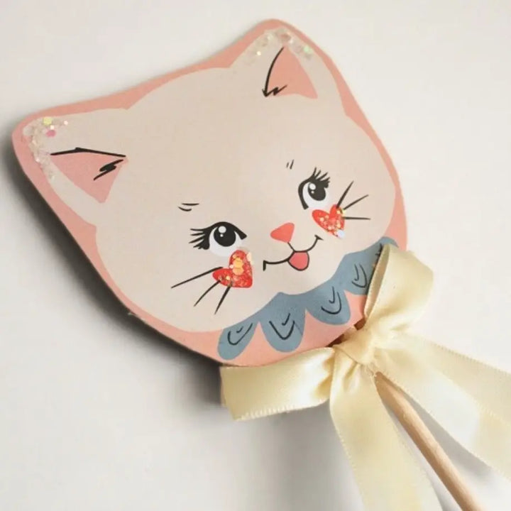 Clementine Kitty Cat Handmade Glitter Party Wand