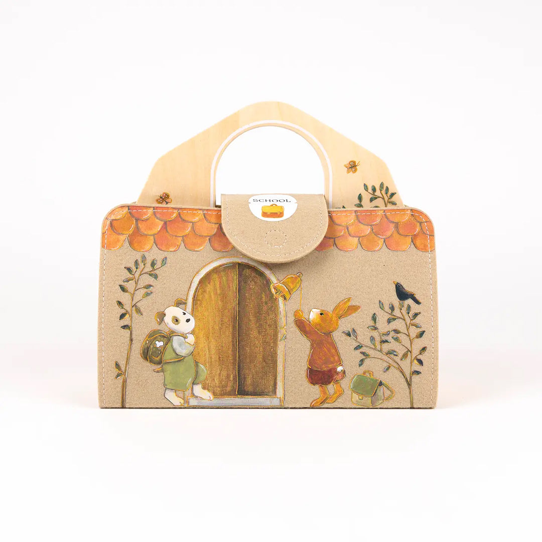 Mini Friends School Wooden Playset