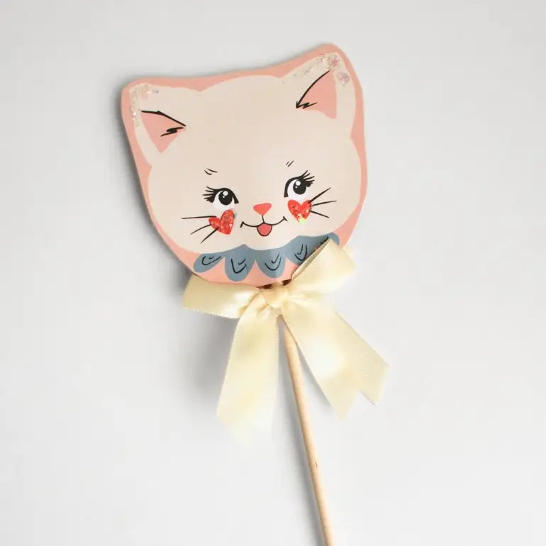 Clementine Kitty Cat Handmade Glitter Party Wand