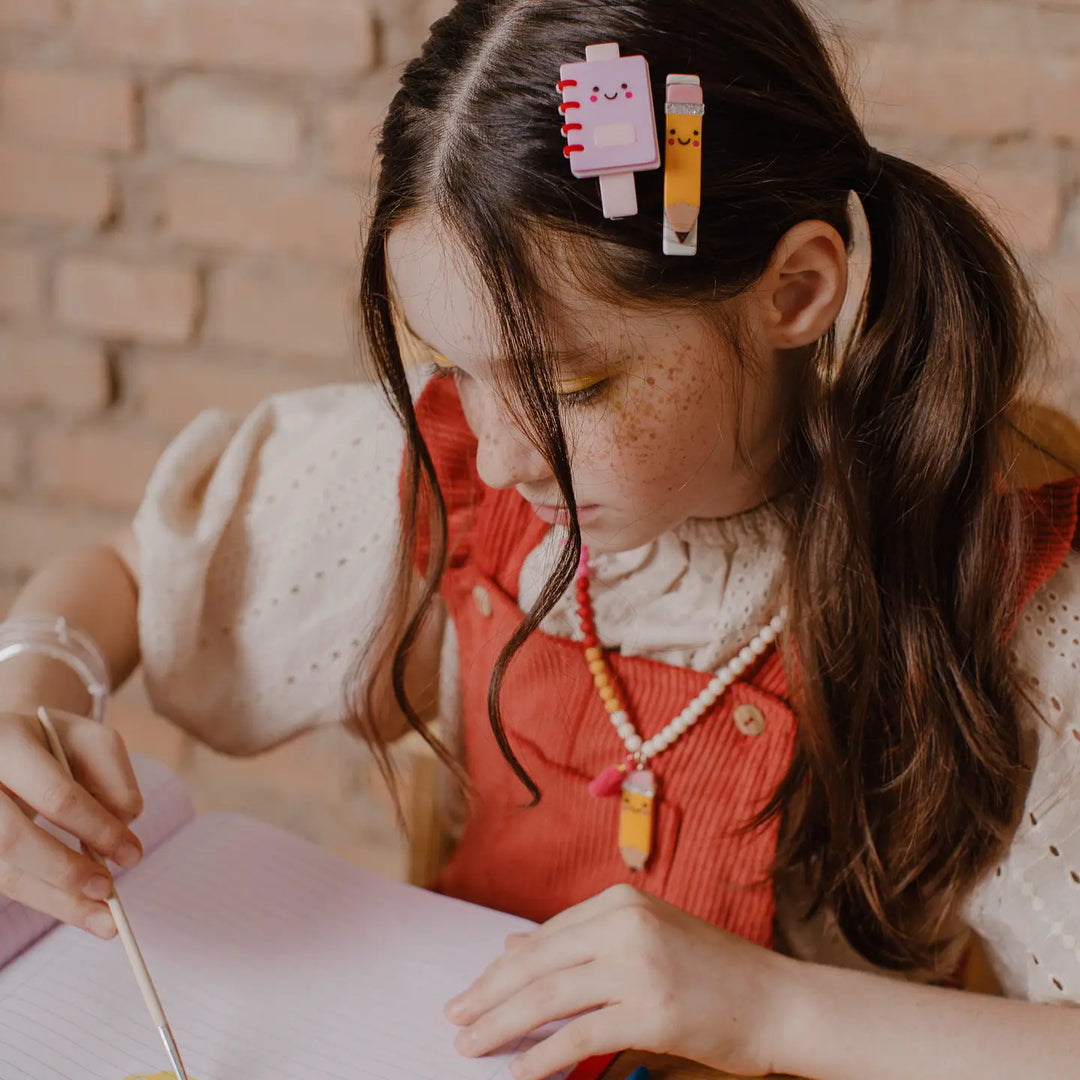 NEW Notebook Pencil Hair Clips