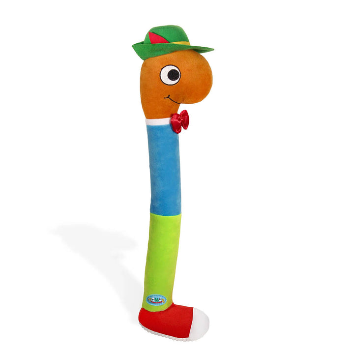 Lowly Worm Bendable Soft Toy with Board Book