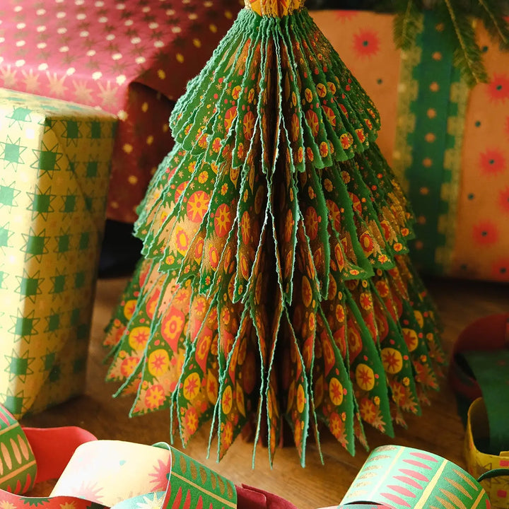 Christmas Tree Honeycomb Decoration