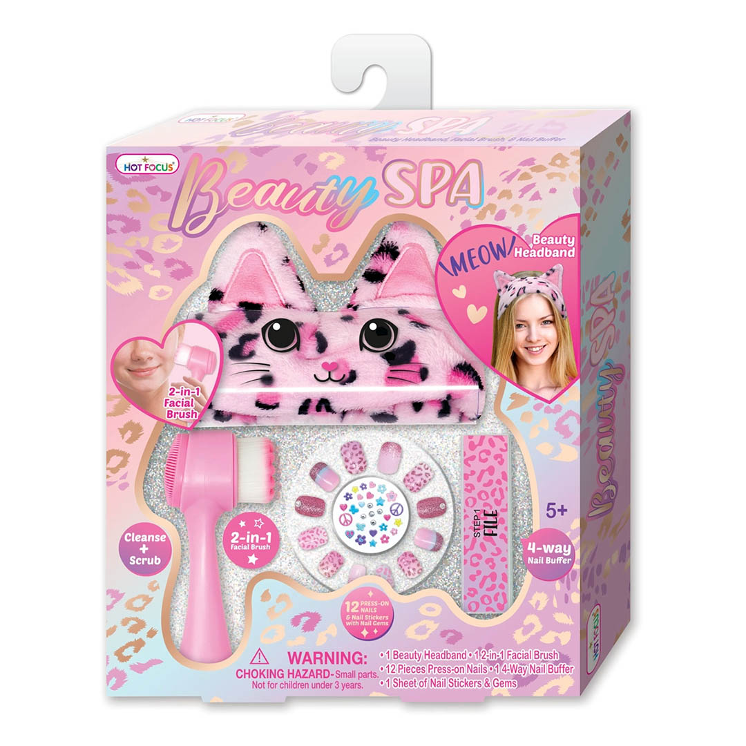 Beauty Spa Nail Kit - Leopard
