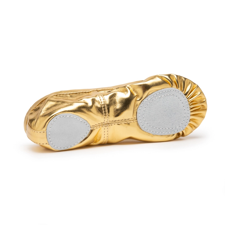 French Metallic Ballet Shoes