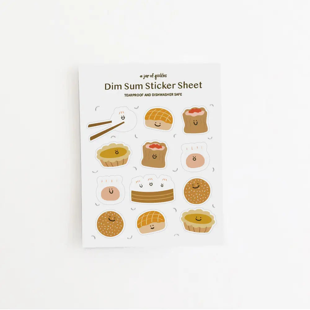 Dim Sum Sticker Sheet