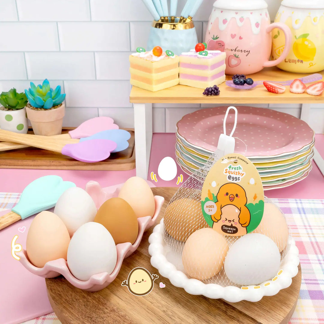 Fresh Squishy Eggs Sensory Toys